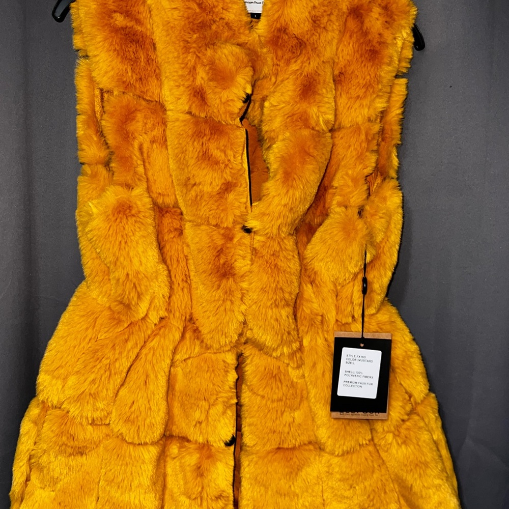 Bolle Golden Faux Fur Vest